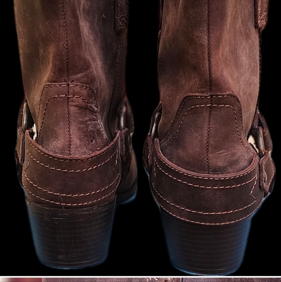 Leather Harness Boots - Picture 3 of 6